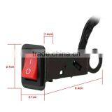 Universal Motorcycle Switch Electric Bike On/Off Power Control ATV Motorcycle Handlebar Switch Button Light DIY Switch + Bracket thumbnail-2