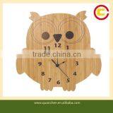 Custom Digital Bamboo Wall Clock With Animal Shape thumbnail-1