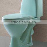 Two Piece Squatting Color Toilet With Water Tank thumbnail-3
