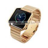 Stainless Steel Replacement Smart Watch Band Wrist Strap Bracelet With Butterfly Buckle Clasp or Fitbit Blaze Smart Watch Band thumbnail-3