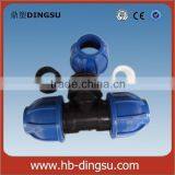 DIN Standard PP Compression Fittings for Irrigation, Tee, Reducing Tee