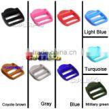Colorful Plastic Ladder Slider Adjust Lock Buckles Backpack Straps Webbing 25mm #FLC130-C3(Mix-s) Quality Choice