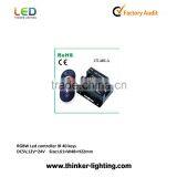 Promotion!!! RF Wireless Rgb Tuoch Controller,6A*3 Channel Output;black Remote;large Stock;price:10usd