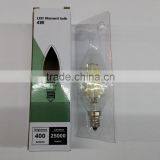 Full Glass Dimmable E14 E12 4w Led Filament Bulb thumbnail-6