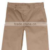 2016 Dark Navy Pleated Fly Front School Uniform Pants With Elastic Waist For Juniors Boys thumbnail-2