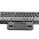 All black polymer keys with back light for Marine keyboard