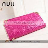 Good Brand Promotion Crocodile Embossed Leather Long Wallet Clutch Purse thumbnail-5