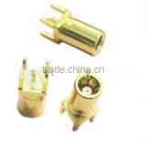 SMB Female Jack Center Solder for PCB Mount RF Connector