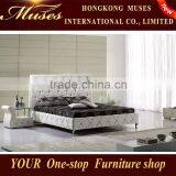 Muses 2014 New Customized Bedroom Furniture for Sale A041# White thumbnail-1