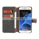 White PU Leather Cell Phone Case With Wallet and Card Slots for Samsung Galaxy S7/S7 Edge thumbnail-5