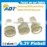 2016 Newest no Flicker Pinball LED Bulb AC/DC 6.3V