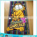 100% Natural Cotton Environmental Cartoon Garfield Print Kids Sports Towel thumbnail-1