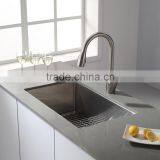 American Blanco Style Interior Kitchen Designs Handmade Kitchen Stainless Steel Sink Large Single Bowl With CUPC Approve 3018A Quality Choice thumbnail-1