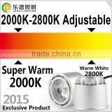 CCT Dimming Sunset 8watt/10watt Dimmable Cri85/cri99 Led Spotlight Lamp for High-end Lighting Decoration