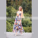 HP690011 dongguan humen wholesale sublimation printed maxi dress