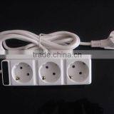 3gang European Standard Extension Cord Socket