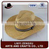 Childs Straw Cowboy Hat With Plastic Star