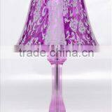 Modern Purple Crystal Table Lamp