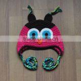 Toddler Baby Crochet Owl Ear Flat Beanie Hat FCK-119160850 thumbnail-1