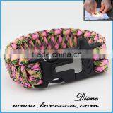 the Newest High Quality Paracord Bracelet Wholesale Paracord Bracelet for Girl Weave Style thumbnail-4