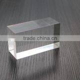 Solid Clear Acrylic Cube Block thumbnail-2