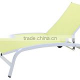 Uplion MC3075 Garden Outdoor sunbed Used Pool Lounge Chair Used Pool Furniture Folding chair with armrest