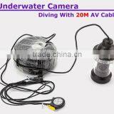 CCTV Underwater 7"LCD Screen 1/3 SONY EFFIO 420 TVL Camera With DVR and 20m Cable Rotate at 360 Degree thumbnail-2