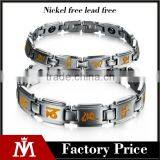 Aquarius Elegant Stainless Steel Magnetic Therapy Pain Relief Bracelet for Arthritis and Carpal Tunnel thumbnail-1