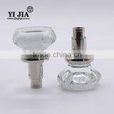 2 1/6 Inch Kids Bedroom Furniture Zinc Base Glass Door Handles and Knobs