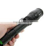 XML-T6 LED 5 Mode Focusing LED Torch Flashlight Black thumbnail-5