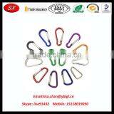 Trade Assurance Supplier OEM Colorful Aluminum Carabiner, D Shaped Spring Carabiner,