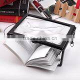 Hands Free A4 Full Page Large Magnifier Magnifying Glass Lens for Reading /Cord thumbnail-1