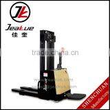 High Quality CE/ISO Approved 1.2T Full Electric Stacker Stand Drive JEAKUE ES12-RS thumbnail-1