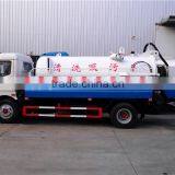 Good Quality 5cbm 4X2 Sewage Vacuum Sewer Cleaning Truck thumbnail-2