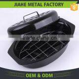 Faster Distributes Heat Enamel Industrial Chicken Roaster Pan thumbnail-3