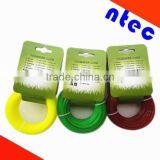 2.4mm*15mm Twist Red Color Commercial Grade Nylon Trimmer Line /grass Cutter Nylon Line