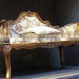 BISINI Solid Wood Long Sofa Chair, Elegant Living Room Leisure Chair, Good Quality Shoe Changing Chair (BF01-X1192) thumbnail-4