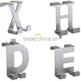 Home Use Coateded White Stainless Over The Door Single Hook thumbnail-6