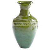 High Quality Best Selling Ombre Style Blue Green Spun Bamboo Vase thumbnail-1