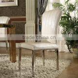 Hot Sale Simple Design Stainless Steel Legs Dining Chair thumbnail-5