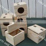 Hot Sale Wooden Craft Wooden Bird Cage thumbnail-3