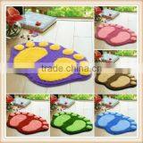 Bathroom Door Carpet Shaggy Soft Area Rug Bedroom Oval Floor Mat 59*39 thumbnail-1