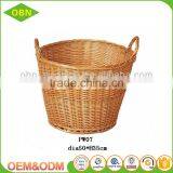 Large Cheap Dirty Clothes Wicker Laundry Basket thumbnail-1