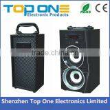 Subwoofer Stereo Audio Portable Wooden Speaker With Remote Control thumbnail-2