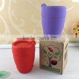 Plastic Lid Color Glaze Ceramic Coffee Mug Cup thumbnail-1