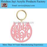 Wholesale Acrylic Lucite Customize Laser Cut Keychain China Manufacturers for Love Gift