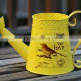 Cheap Metal Watering Can Shaped Flower Pot For Outdoor Decoration thumbnail-1