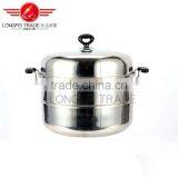 Double Multi-purpose Stainless Steel Cooking Stock Pot Stainless Steel Food Steamer thumbnail-2