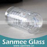 Machine Made Water Glass Cup With Printing Designs For Juice&Water thumbnail-4