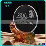 KM-XP03 Modern Creative Crystal Egale Award,liuli Crystal Trophy ,crystal Animals Trophy thumbnail-4